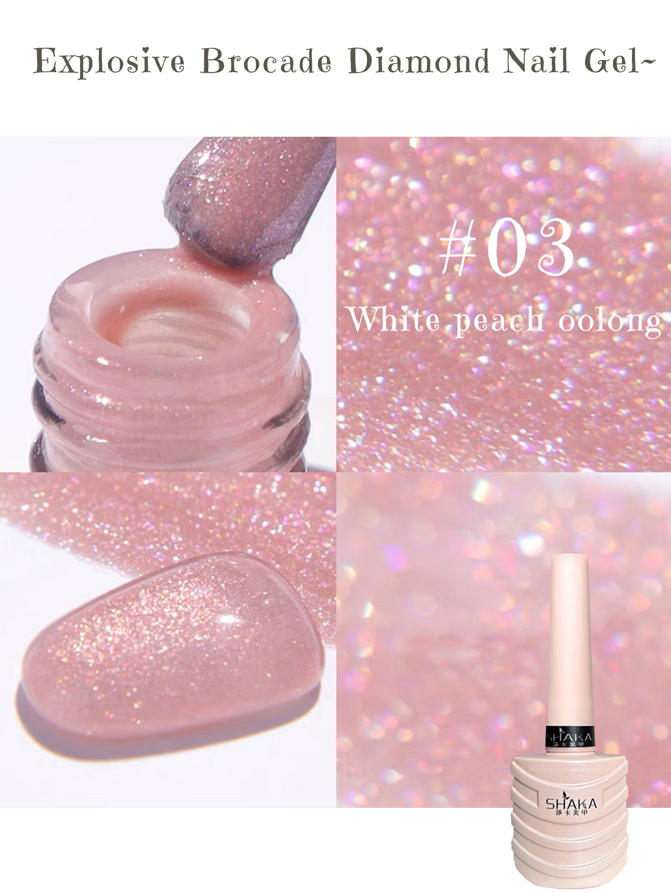 Resin Art Price - 1-3pcs PSK Pink Nails Spring White