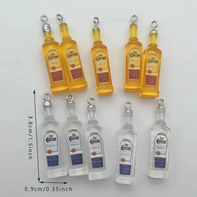 Resin Art Bottle - 10Pcs/Lot Simulation Beer Bottle Beverage Resin