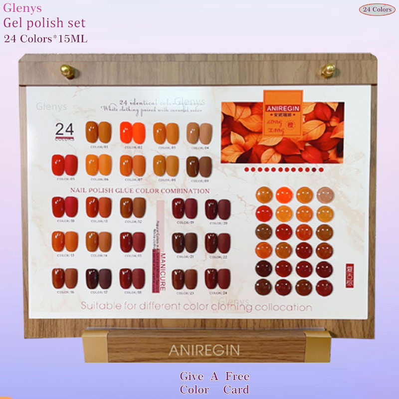 Resin Art Online - Vintage Brown 24 Color Nail Polish