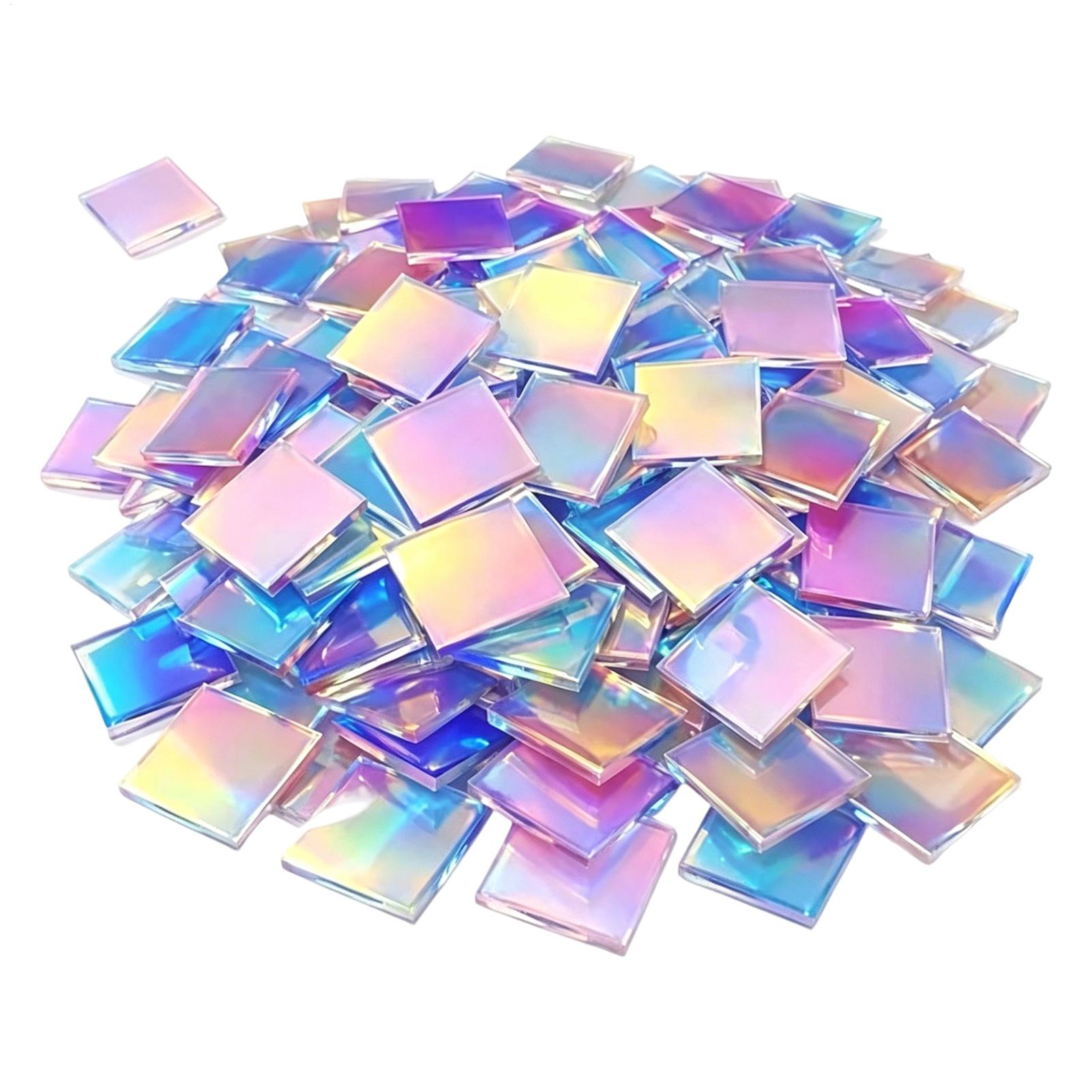 Resin Art Acrylic - Mini Acrylic Sheets 100 Pieces Rainbow