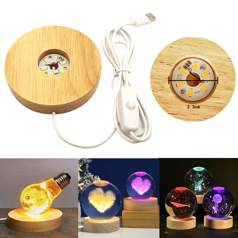 Resin Art Display Round Wood C - Resin Art With Wood recension och pris