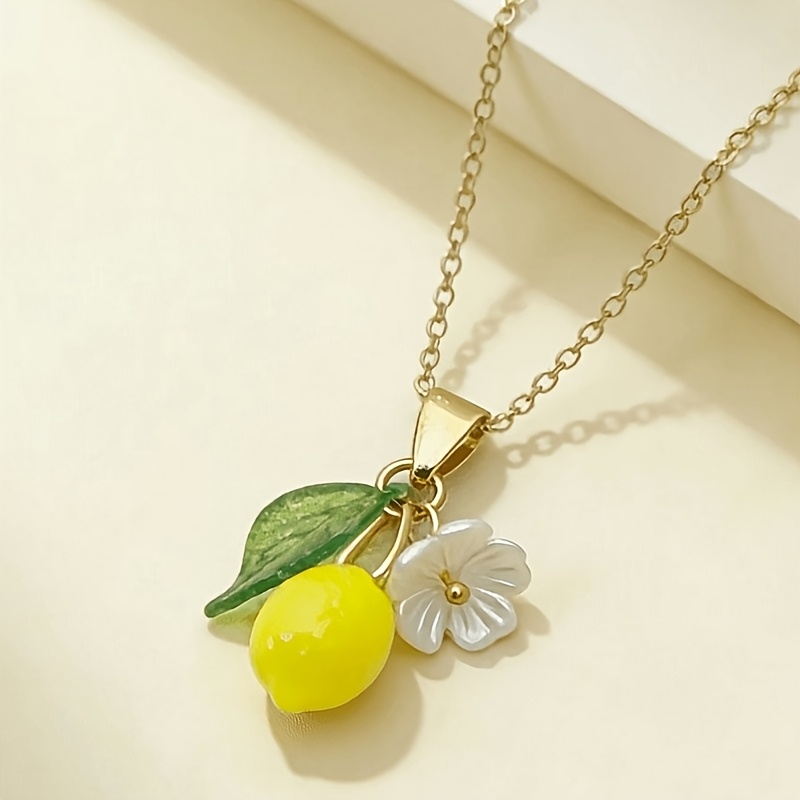 1Pc Fresh Cute Lemon Flower Re - Resin Art With Flowers recension och pris
