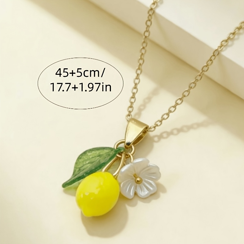 1Pc Fresh Cute Lemon Flower Re - Resin Art With Flowers recension och pris