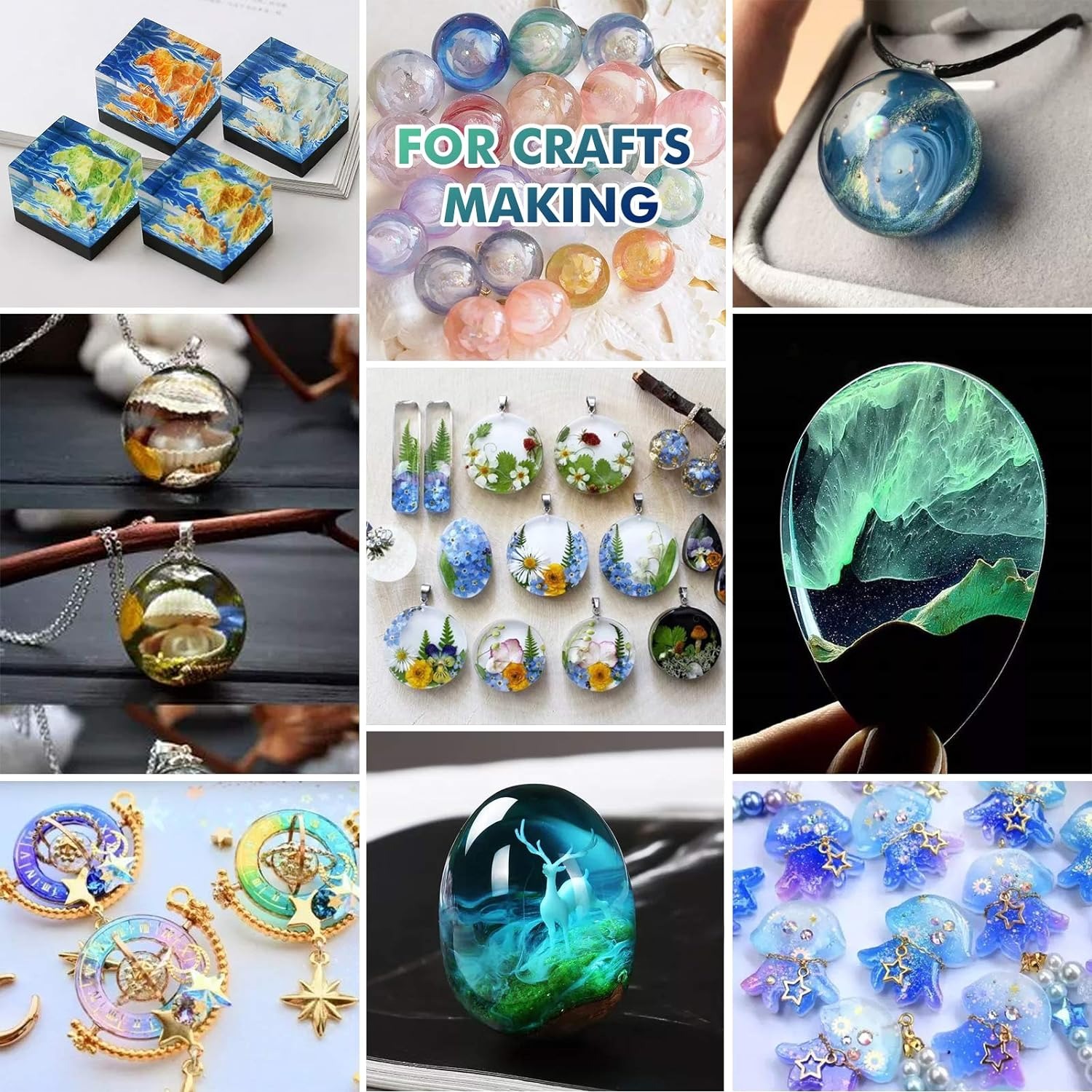 300g UV Resin Clear,Hard,Upgra - Resin Art Acrylic recension och pris