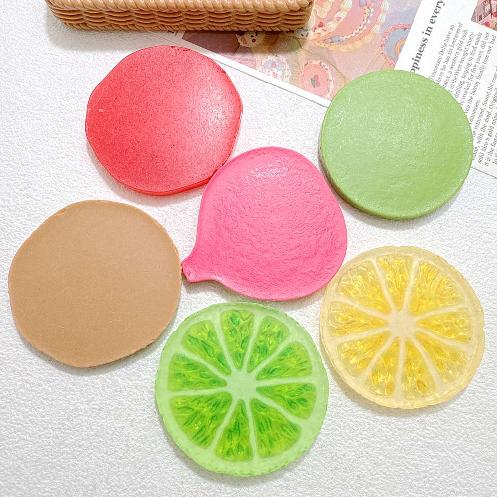 6/60pcs Kawaii Fruit Miniature - Resin Art Price recension och pris