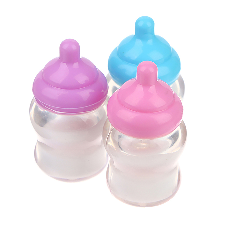 3PCS Dollhouse Baby Bottle Acc - Resin Art Bottle recension och pris
