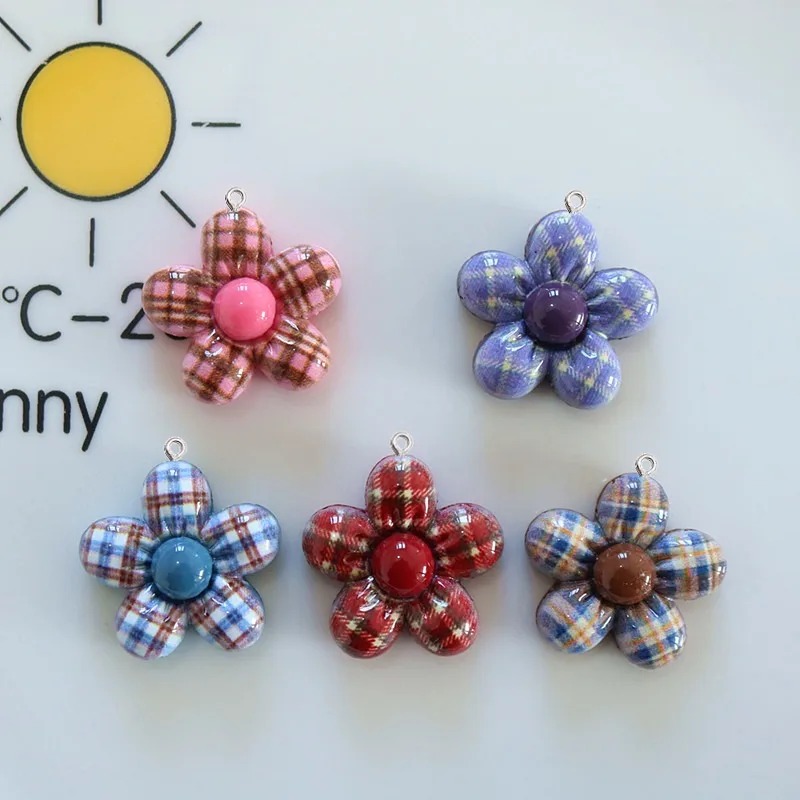 10Pcs Sweet Flower Planar Resi - Resin Art With Flowers recension och pris