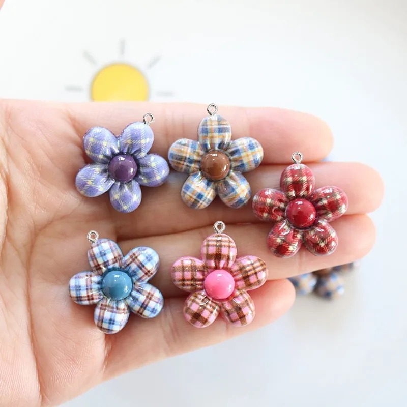 10Pcs Sweet Flower Planar Resi - Resin Art With Flowers recension och pris