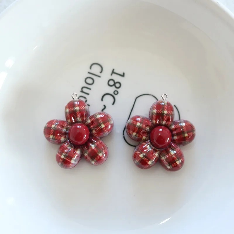 10Pcs Sweet Flower Planar Resi - Resin Art With Flowers recension och pris