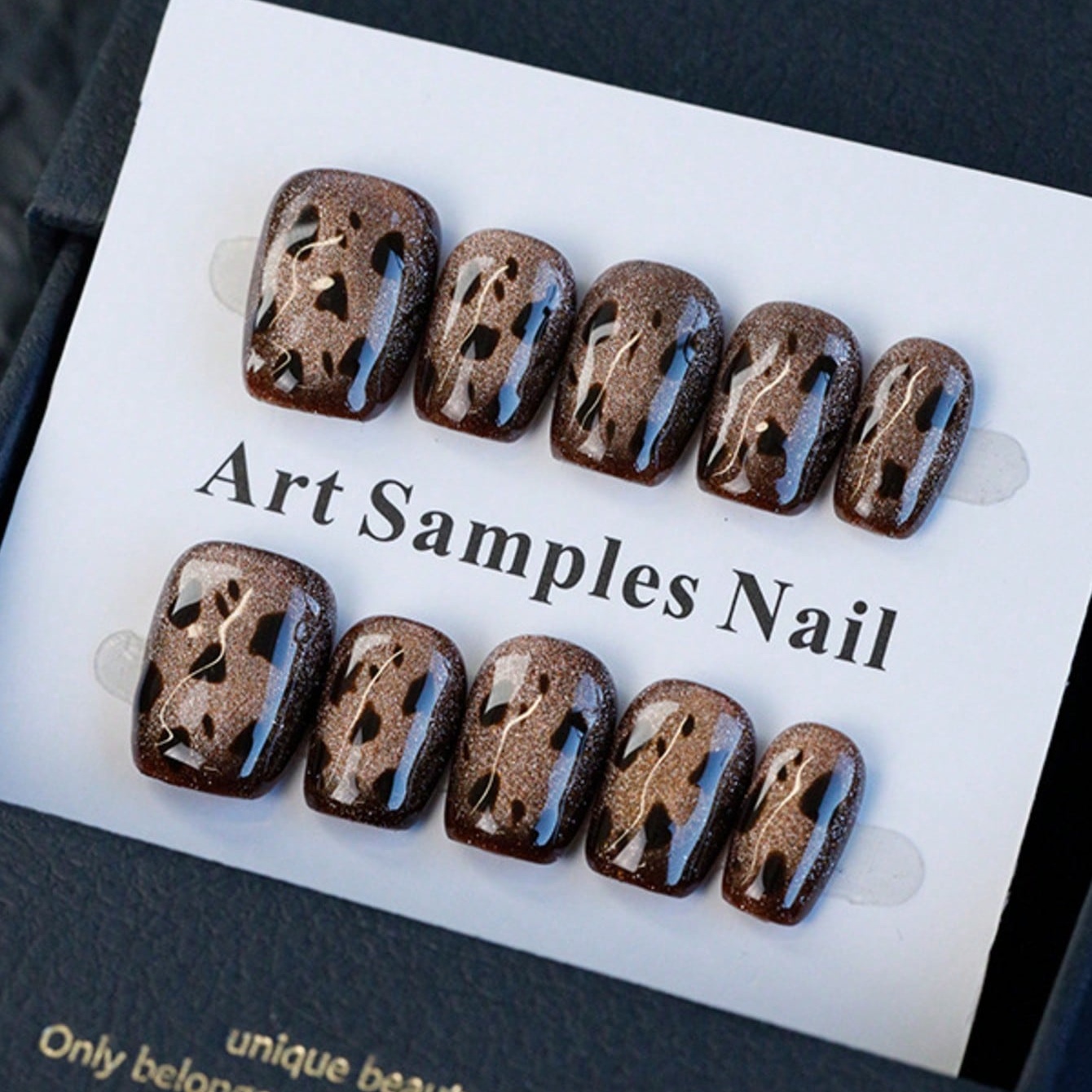 10Pcs Short Square Press On Na - Resin Art Online recension och pris