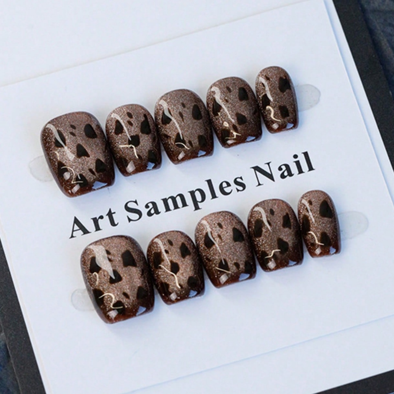 10Pcs Short Square Press On Na - Resin Art Online recension och pris
