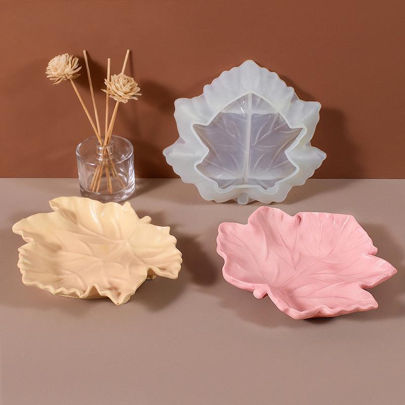 3D Leaf Ash Tray Resin Mold Si - Resin Art Coasters recension och pris