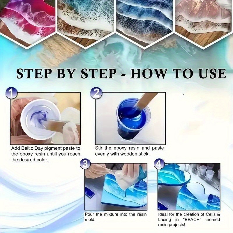 24 Colors/8 Colors 5g 0.18oz P - Resin Art Coasters recension och pris