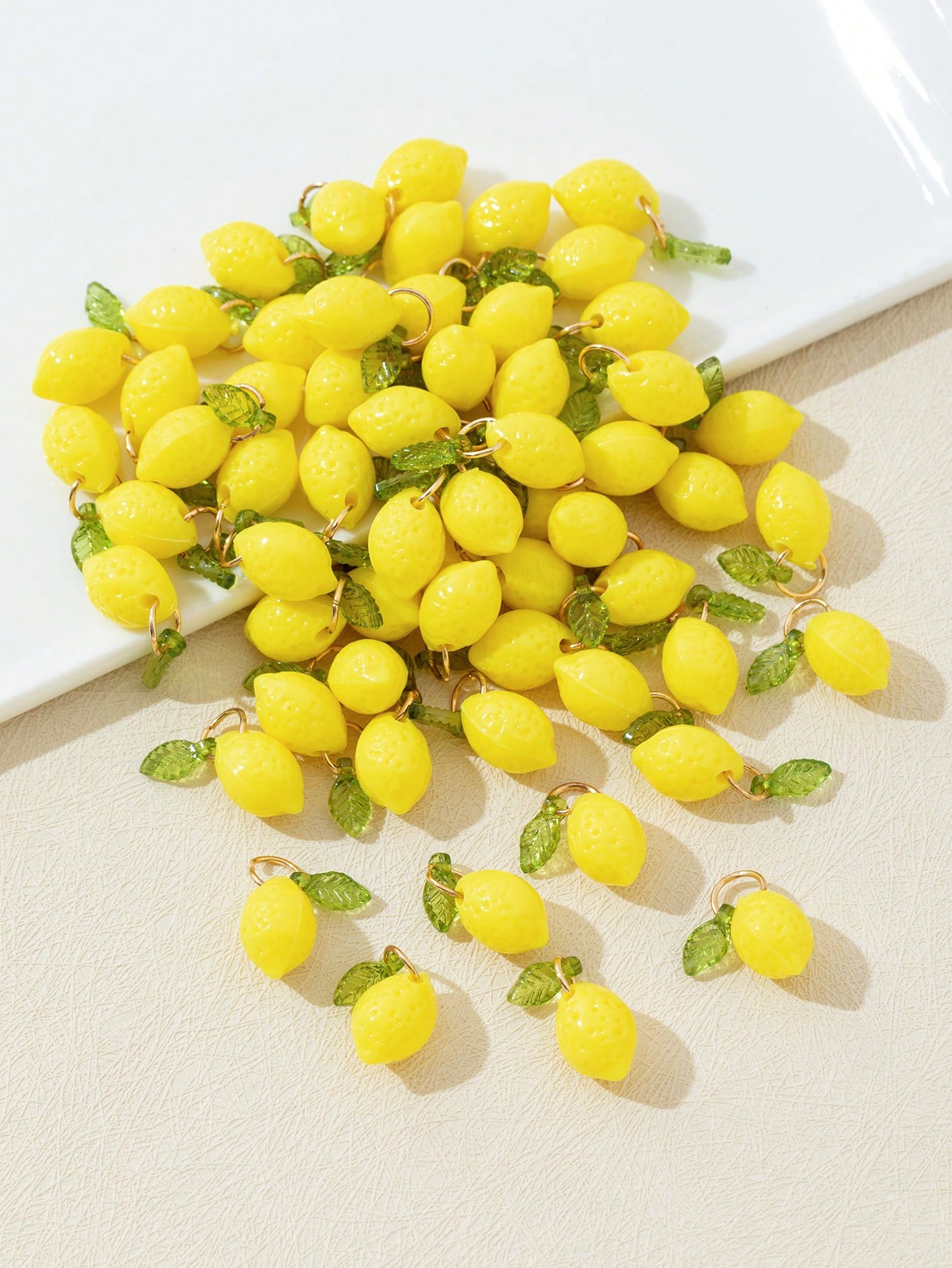 10Pcs 3D Lemon Resin Charms Pe - Resin Art And Decor recension och pris