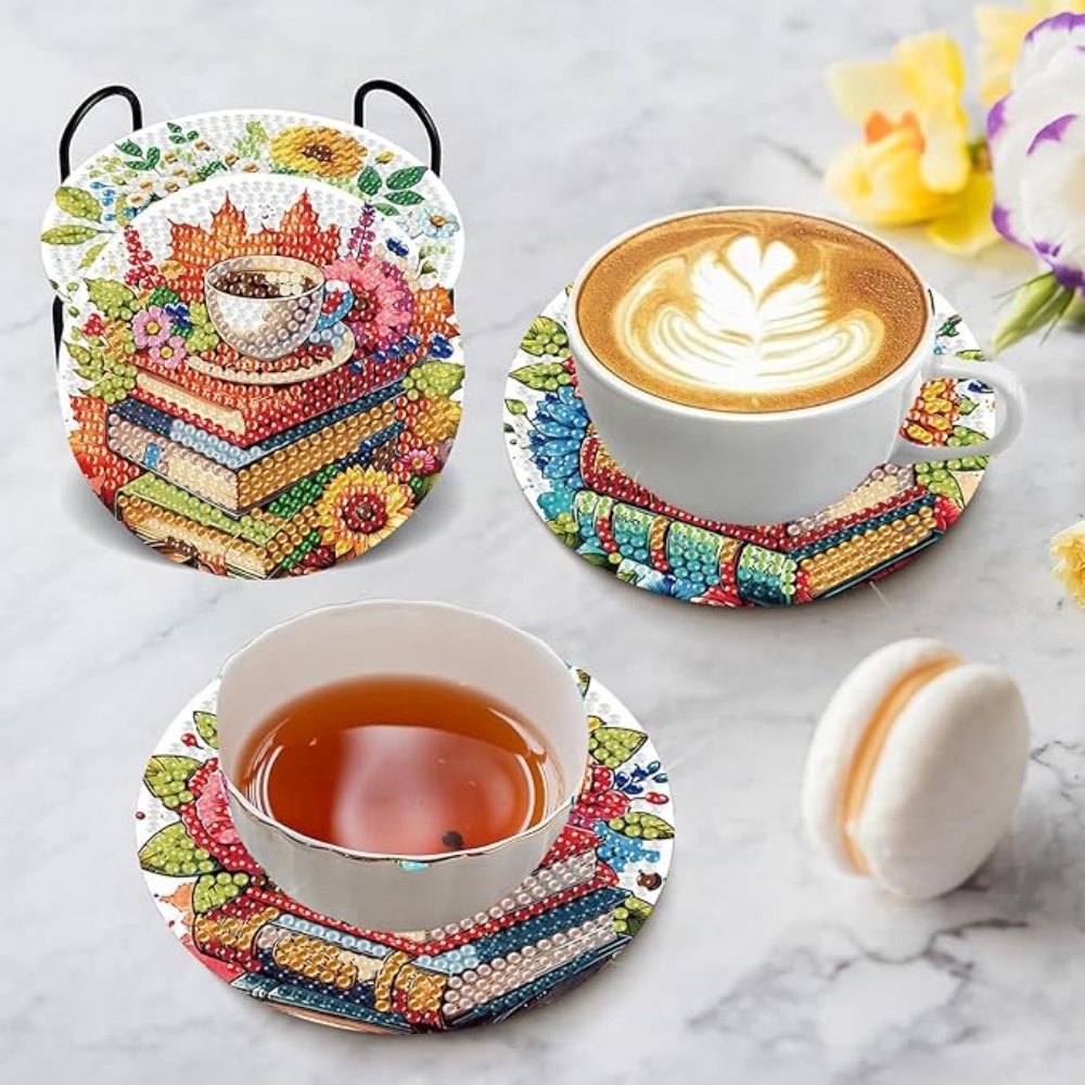8PCS/DIY Diamond Art Painting  - Resin Art Coasters recension och pris