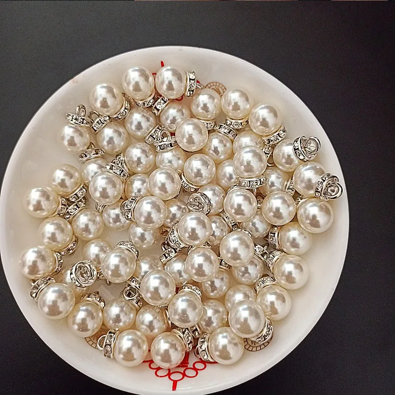 30Pcs Round Pearl Diamond Pend - Resin Art Gift For Wedding recension och pris