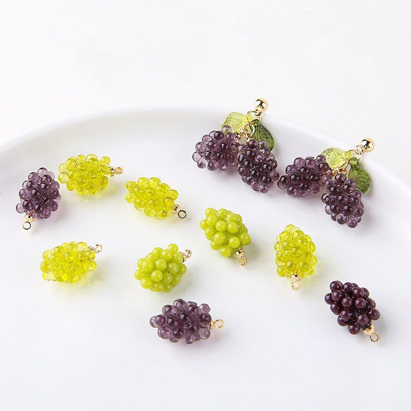 6pcs Cute Little Grapes Resin  - Resin Art Kits For Adults recension och pris