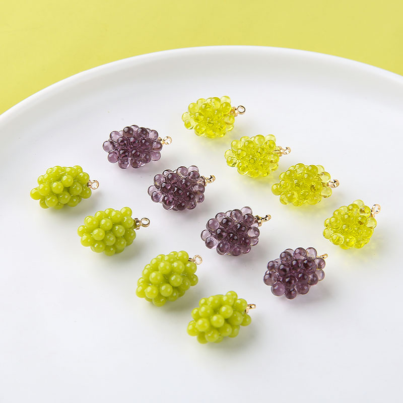 6pcs Cute Little Grapes Resin  - Resin Art Kits For Adults recension och pris