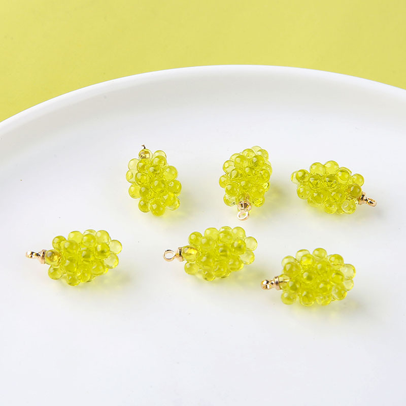 6pcs Cute Little Grapes Resin  - Resin Art Kits For Adults recension och pris