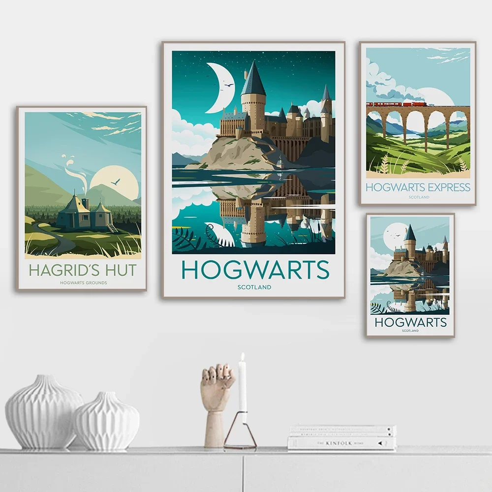 Film Aesthetics Wall Art Hogwa - Resin Art Home Decor recension och pris