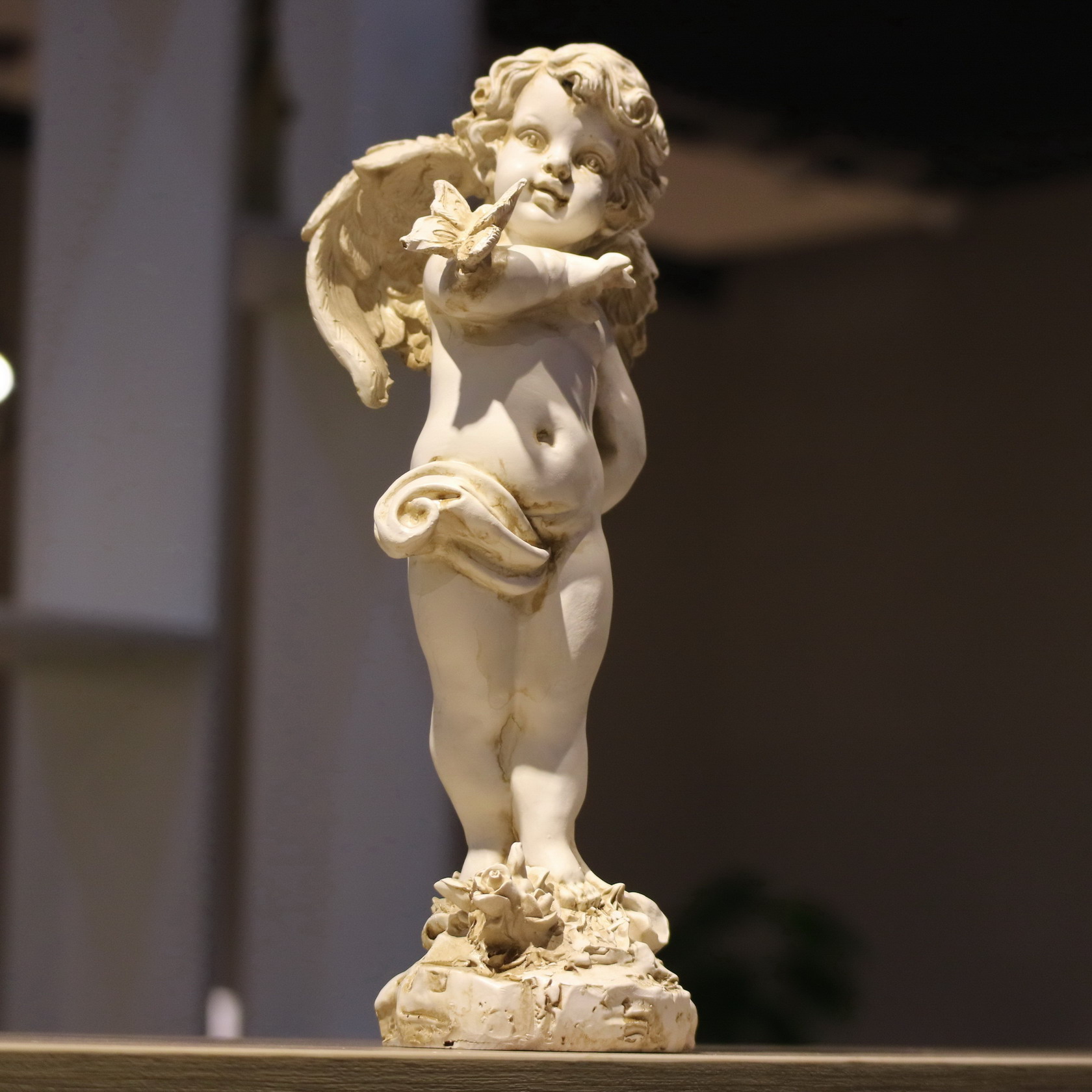 Retro Resin Angel Figurine 29c - Resin Art Gift For Wedding recension och pris