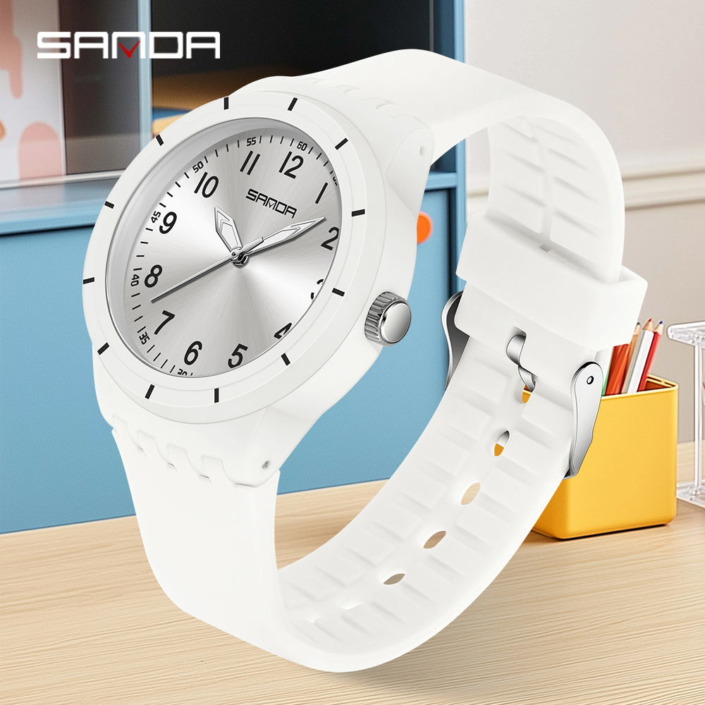 SANDA 9075 New Student quartz  - Resin Art Underwater recension och pris