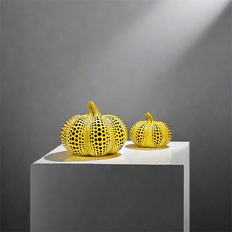 Yellow Pumpkin Resin Pigeon Ow - Resin Art Gift For Wedding recension och pris