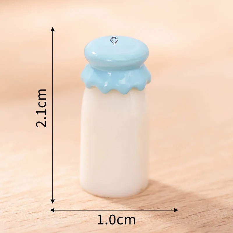 10Pcs Mini Milk Bottle Resin C - Resin Art Bottle recension och pris