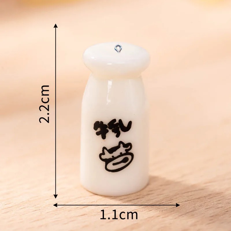 10Pcs Mini Milk Bottle Resin C - Resin Art Bottle recension och pris