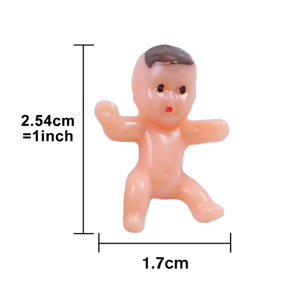 30/60/100Pcs Mini Plastic Babi - Resin Art Bottle recension och pris