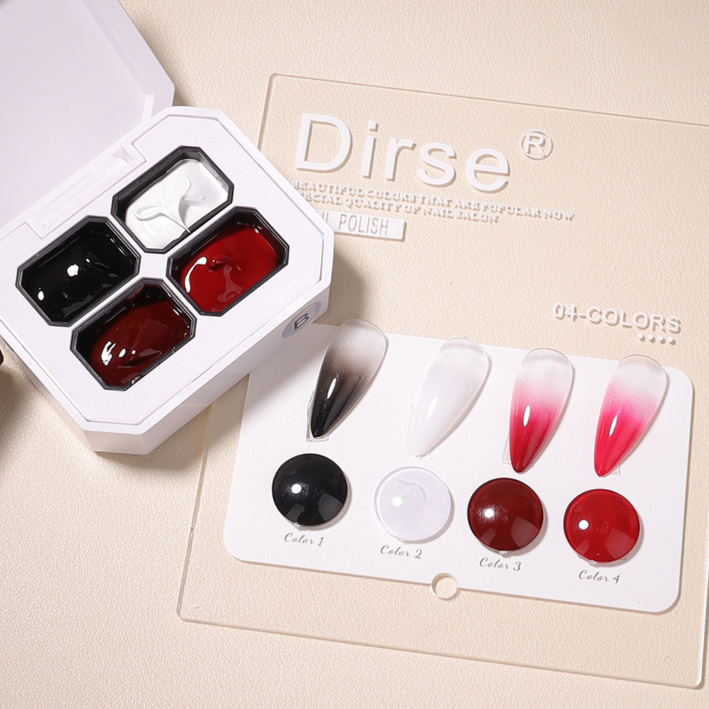 1pc Solid Color 6-grid Nail Pa - Resin Art Uv recension och pris