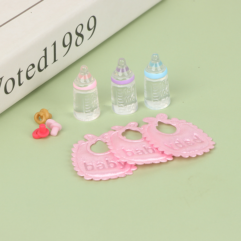 3PCS 1:12 Dolls House Miniatur - Resin Art Bottle recension och pris