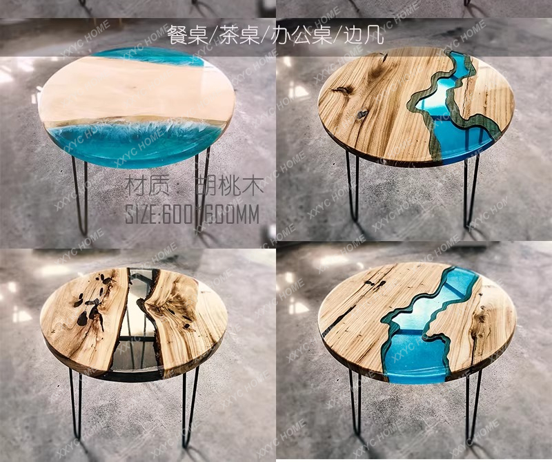 Creative art dining table epox - Resin Art With Wood recension och pris