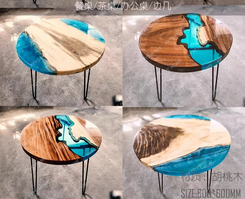 Creative art dining table epox - Resin Art With Wood recension och pris