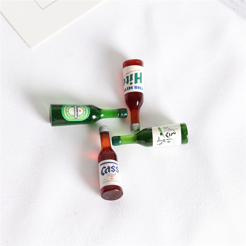 5pcs Dollhouse Mini Beer Bottl - Resin Art Bottle recension och pris