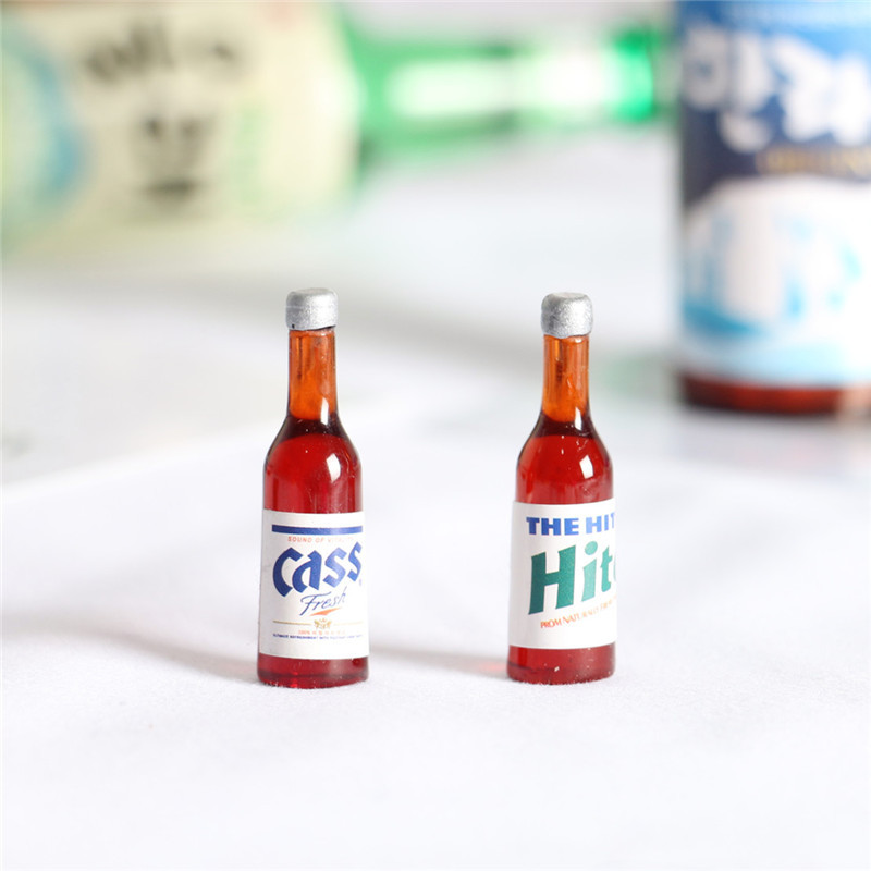 5pcs Dollhouse Mini Beer Bottl - Resin Art Bottle recension och pris
