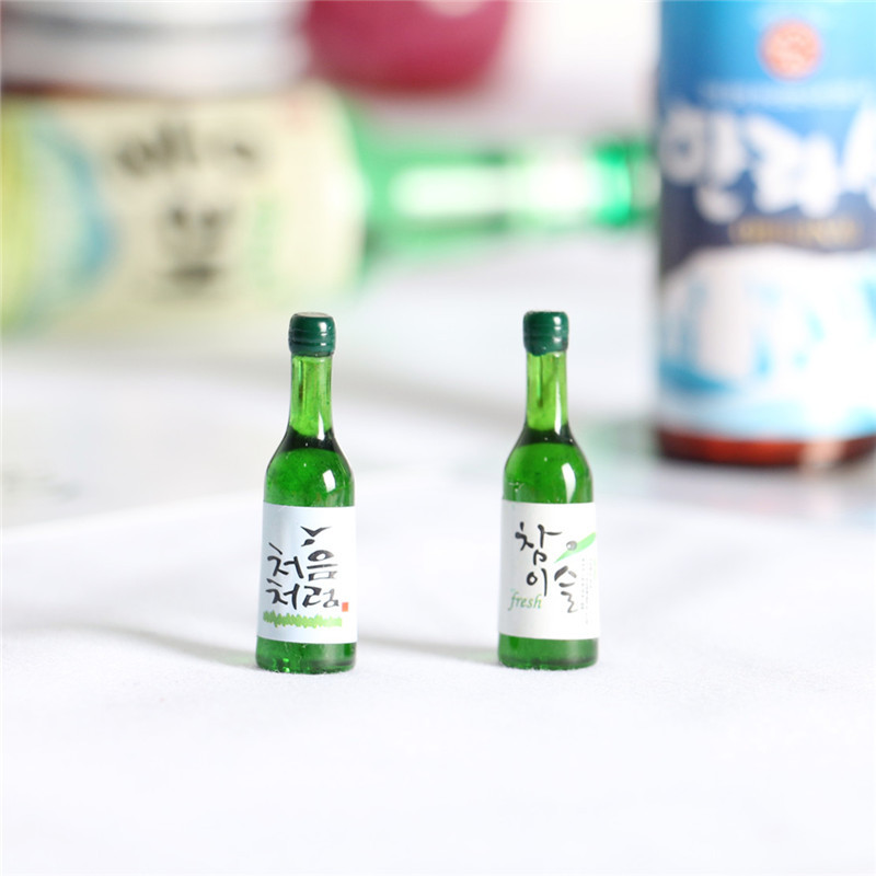 5pcs Dollhouse Mini Beer Bottl - Resin Art Bottle recension och pris