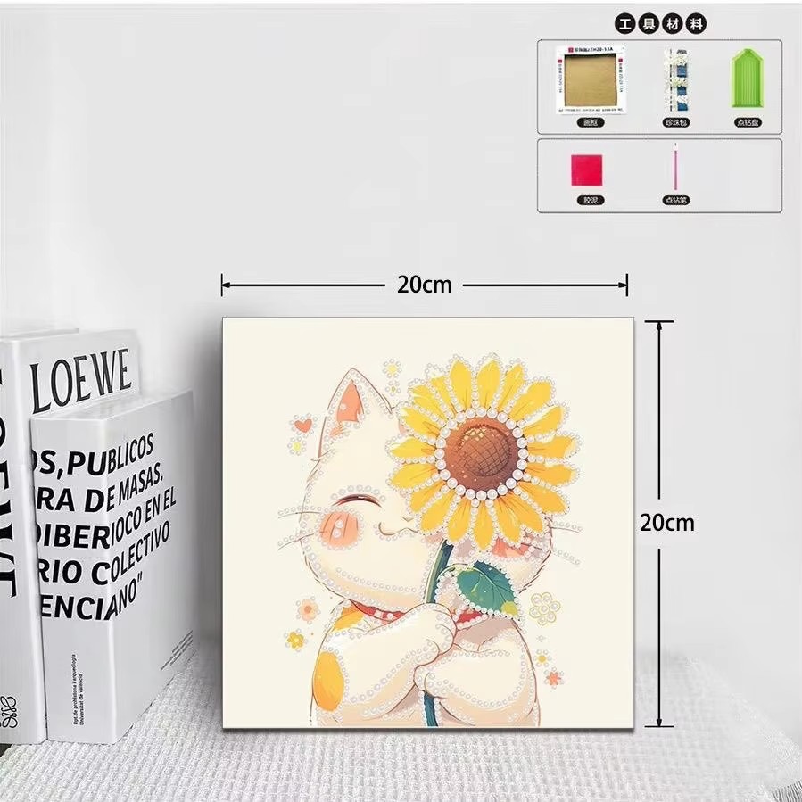 Owl Diamond Pearl Art DIY Pain - Resin Art With Flowers recension och pris