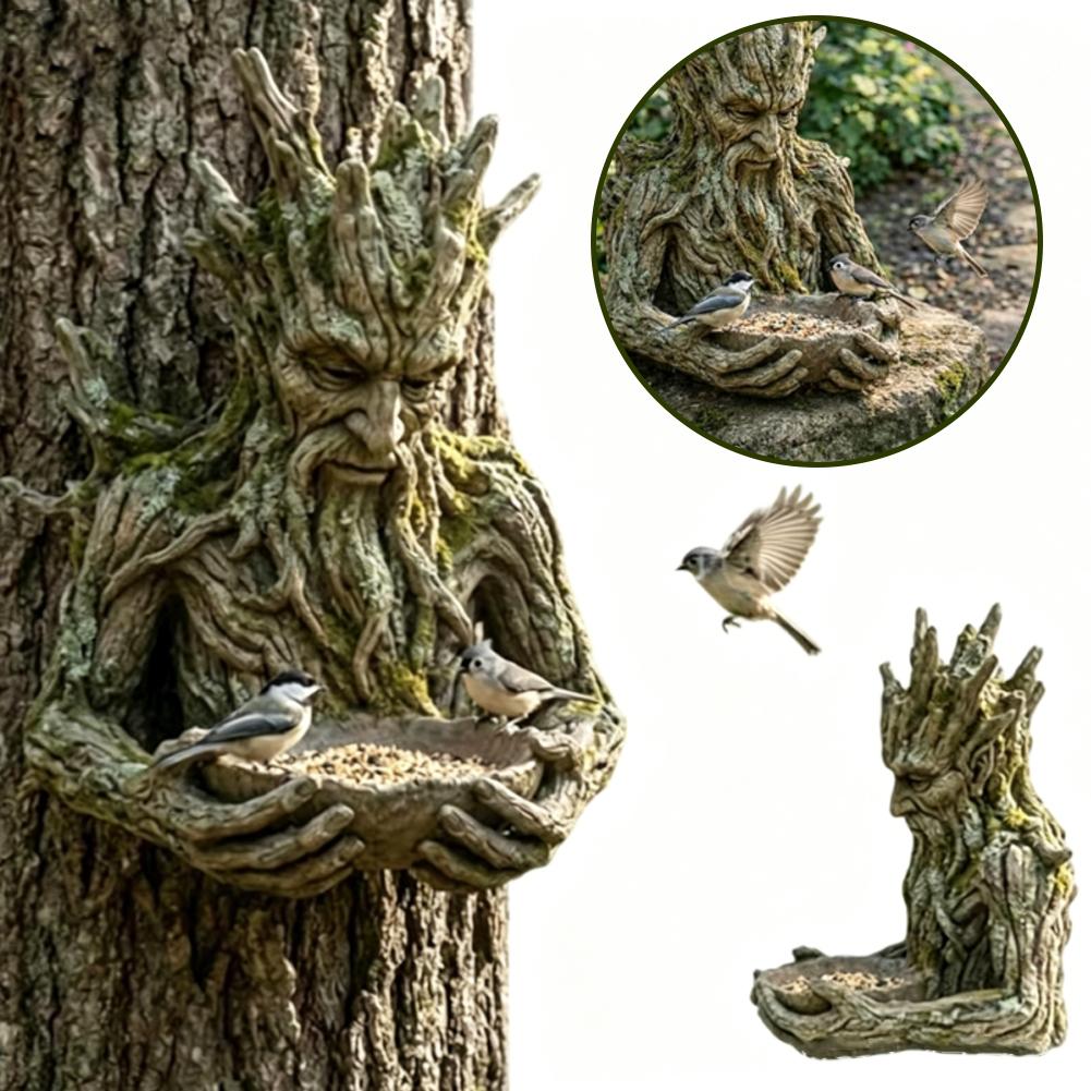 Weatherproof Resin Tree Face B - Resin Art With Wood recension och pris