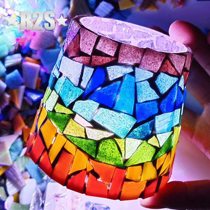 100g Mosaic Tiles Stained Glas - Resin Art Coasters recension och pris