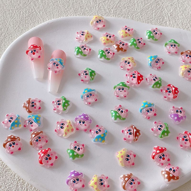 2/10/20pcs Kirby Nail Charms 3 - Resin Art And Decor recension och pris