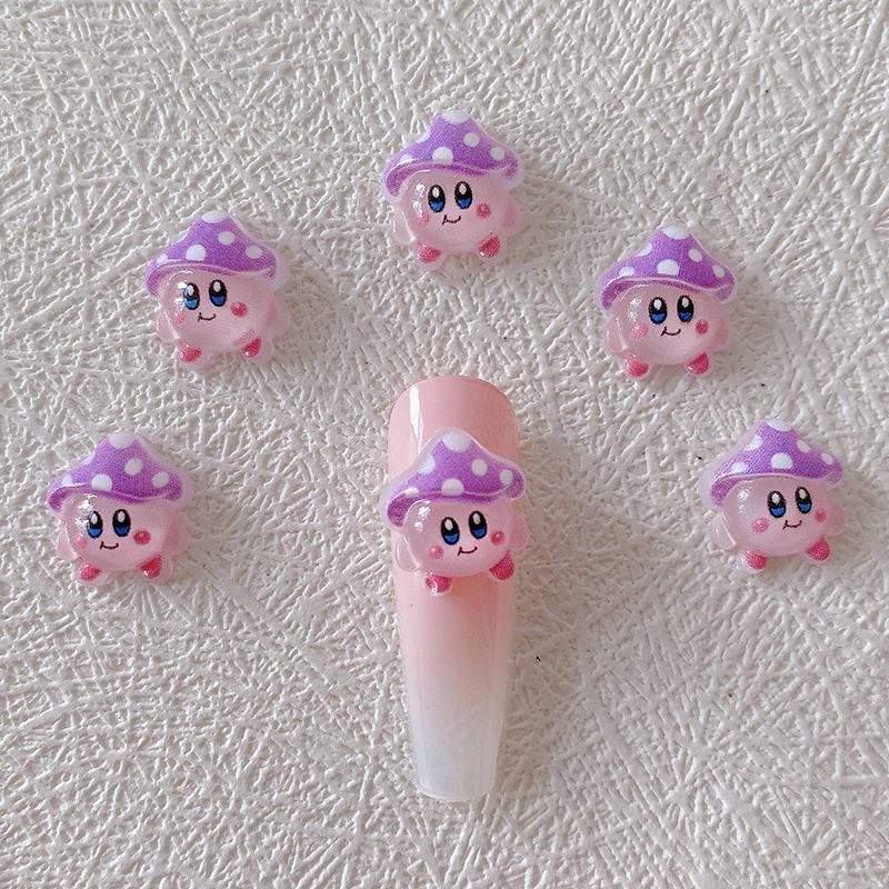 2/10/20pcs Kirby Nail Charms 3 - Resin Art And Decor recension och pris