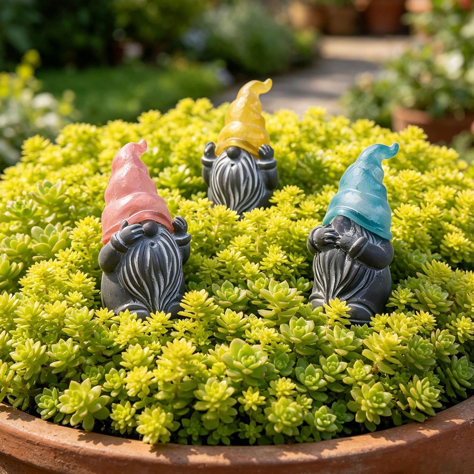 Decorative Garden Stakes 3-Pie - Resin Art With Flowers recension och pris