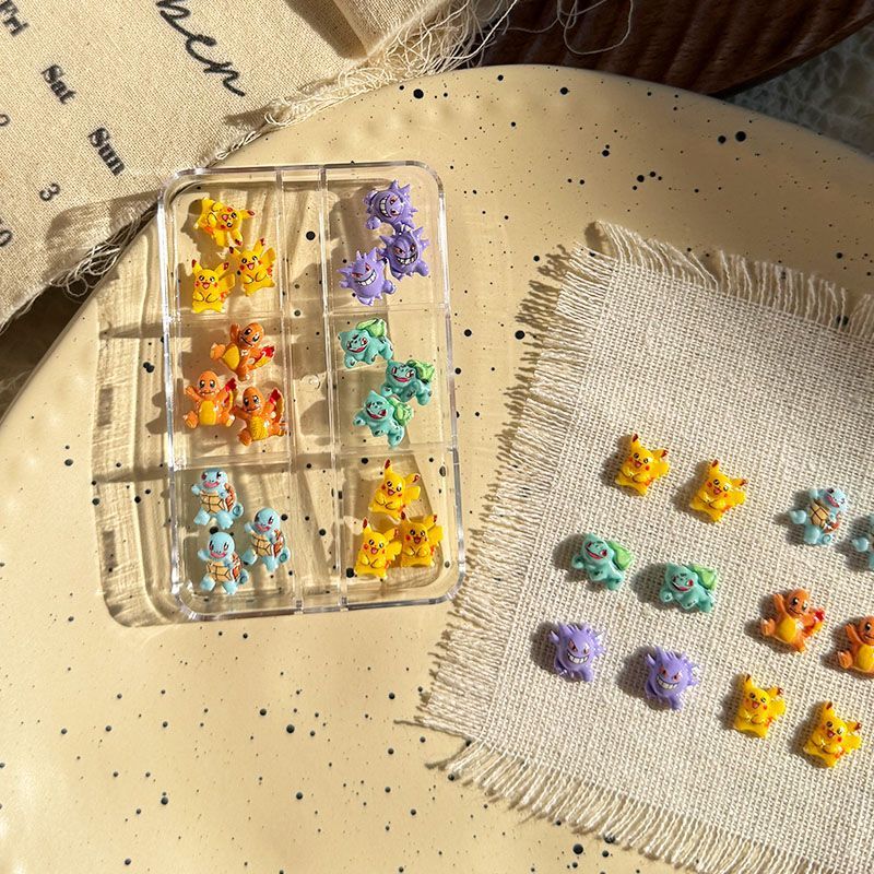 Pokemon nail art accessories,  - Resin Art And Decor recension och pris