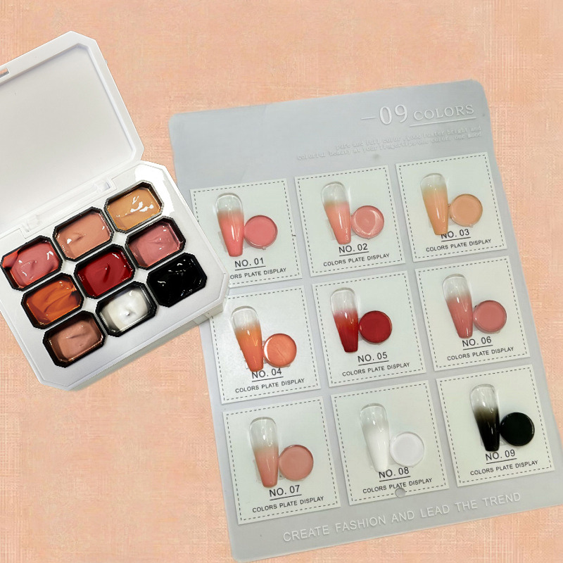 1pc Solid 9-grid Nail Patting  - Resin Art Uv recension och pris