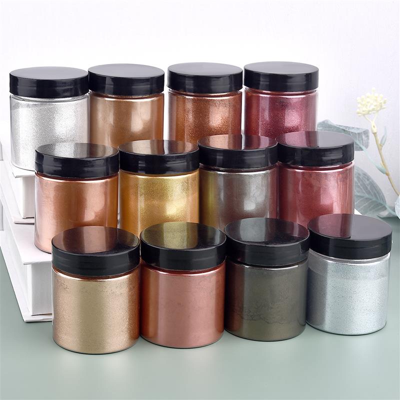 50g Shimmer Metallic Gold Silv - Resin Art Acrylic recension och pris