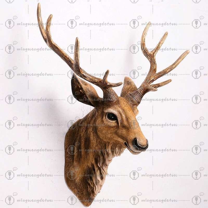 Faux Deer Head 17 inch Faux An - Resin Art And Decor recension och pris