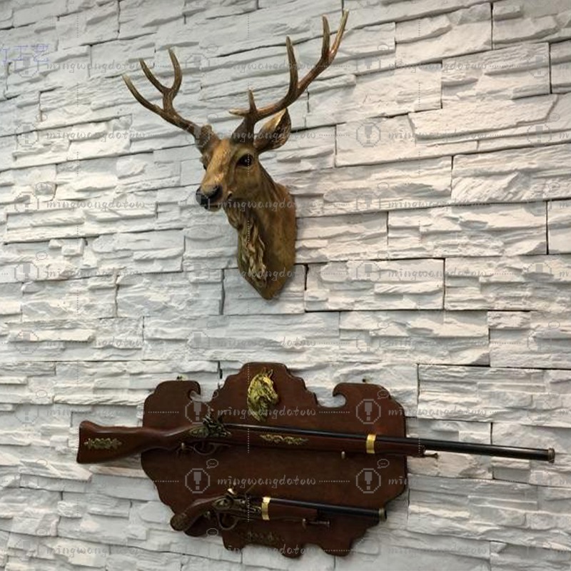 Faux Deer Head 17 inch Faux An - Resin Art And Decor recension och pris