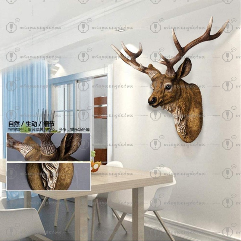 Faux Deer Head 17 inch Faux An - Resin Art And Decor recension och pris