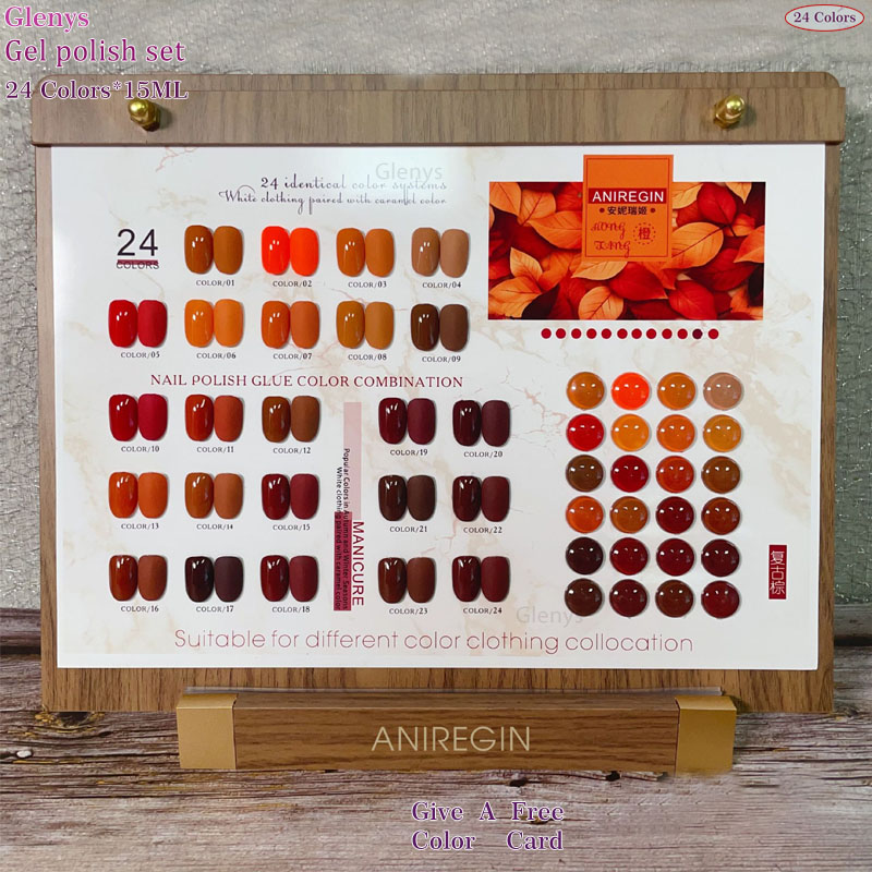 Vintage Brown 24 Color Nail Po - Resin Art Online recension och pris